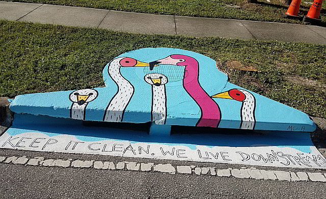 Encourage your community leaders and public works departments to be proactive, and clean every street that drains to the lagoon, BEFORE the spring rains can wash the debris into the water.