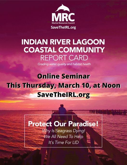 The Marine Resources Council (MRC) has published it's first Indian River Lagoon progress report.