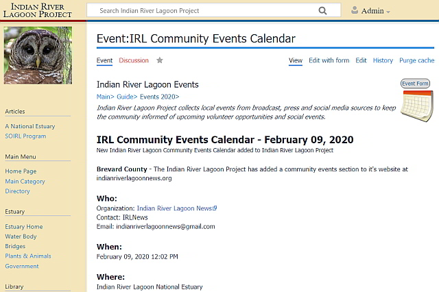 IRL Community Events Calendar