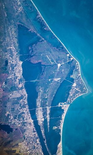 Indian River Estuary from STS122