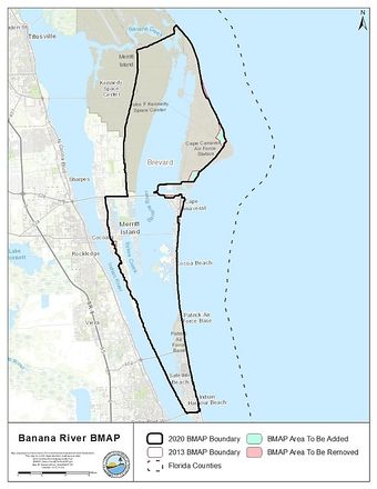 Banana River Basin Map