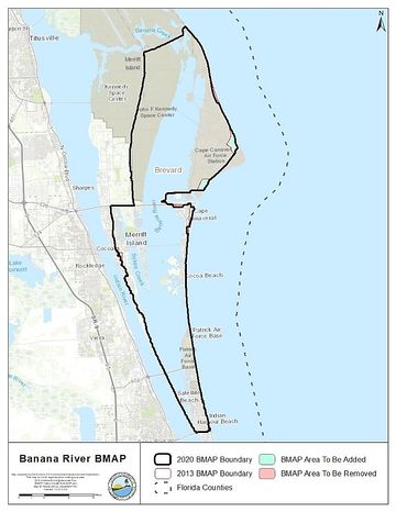 Banana River Basin Map