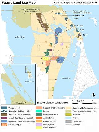 Kennedy Space Center Future Land Use Map