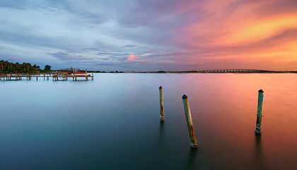 Indian River at Indian Harbor Beach by Jill Bazeley.